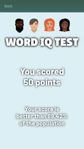 Word IQ Test screenshot 2