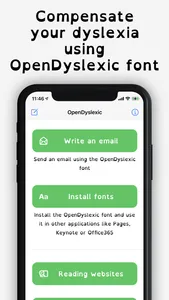 Open Dyslexic dyslexia font Aa screenshot 0