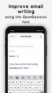 Open Dyslexic dyslexia font Aa screenshot 1