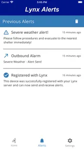 Lynx Alerts screenshot 2