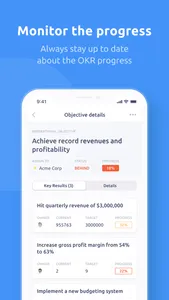 Plai - OKR app screenshot 1