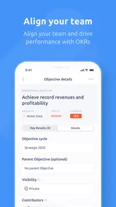 Plai - OKR app screenshot 2