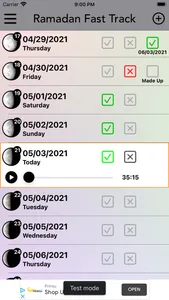 Ramadan Fast Track screenshot 0