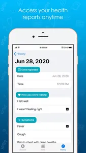 COVID Symptom screenshot 4