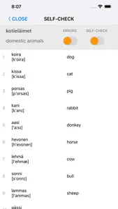 Learn Finnish words with ST screenshot 6