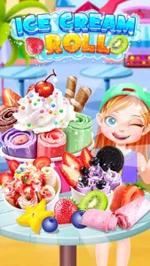 Frozen Ice Cream Roll Desserts screenshot 0