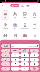 Money+ Cute Expense Tracker screenshot 1