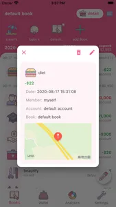 Money+ Cute Expense Tracker screenshot 3