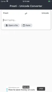 Preeti - Unicode Converter screenshot 0