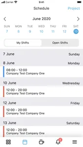 Shifton work scheduling screenshot 2