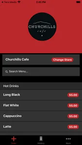 Churchills Cafe screenshot 2