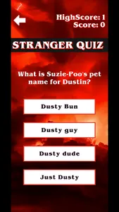 Stranger Quiz - Trivia screenshot 1