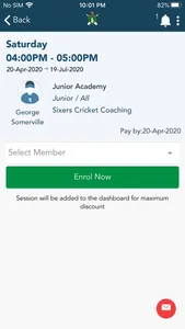 Sixers Cricket Coaching screenshot 2
