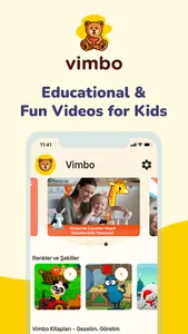 Vimbo - Videos, Books for Kids screenshot 0