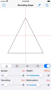 Rounding shape screenshot 1