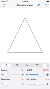Rounding shape screenshot 2