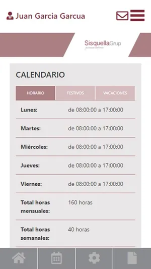 Control Horario Sisquella screenshot 2