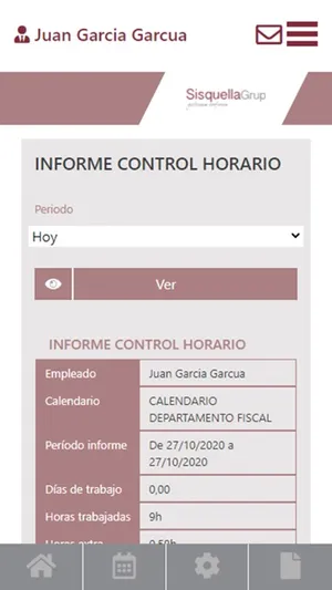 Control Horario Sisquella screenshot 4