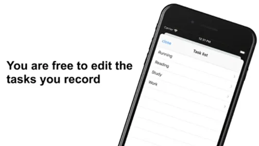 TTimer - Record a task screenshot 1