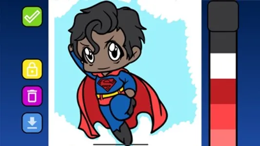 Colouring Superheroes screenshot 2