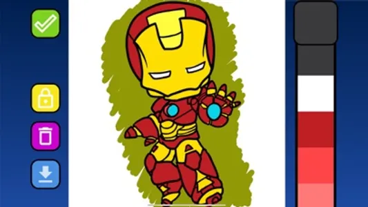 Colouring Superheroes screenshot 3