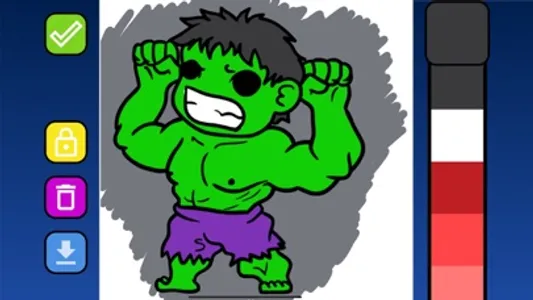 Colouring Superheroes screenshot 4