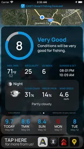 CAST! Smart Fishing Forecast screenshot 1