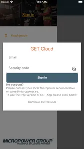 Micropower Group GET APP screenshot 0