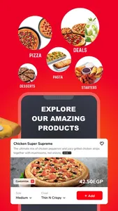 Pizza Hut Egypt-Order Food Now screenshot 2