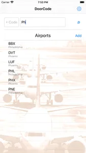 DoorCode Airports screenshot 2