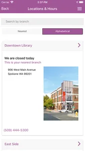 Spokane Library screenshot 3