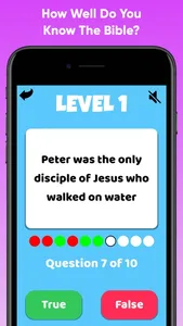 Bible Quiz - True Or False? screenshot 0