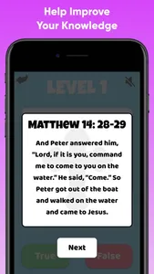 Bible Quiz - True Or False? screenshot 1