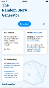 The Random Story Generator screenshot 0