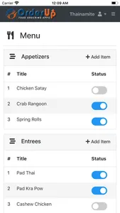 Orderup Managing App screenshot 1