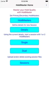 HoldMaster Coach screenshot 1