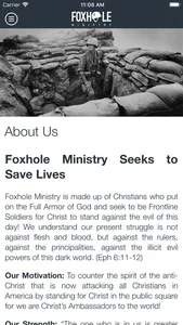 Foxhole Ministry screenshot 2