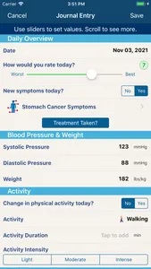 Stomach Cancer Manager screenshot 2