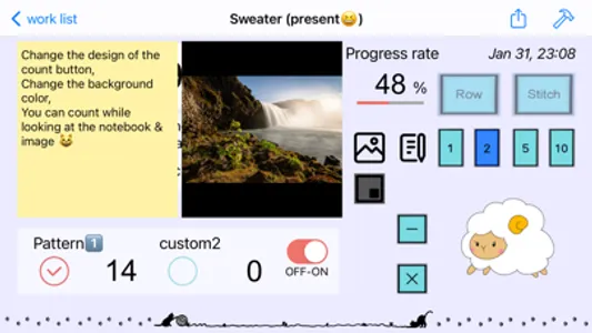 Knit2 - knitting counter screenshot 5