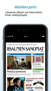 Iisalmen Sanomat, päivän lehti screenshot 2