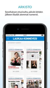 Laukaa-Konnevesi, päivän lehti screenshot 4