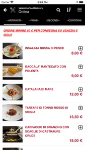 Valentino Food Delivery screenshot 1