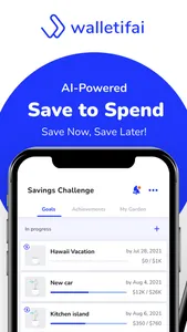 Walletifai-Smart Save To Spend screenshot 0