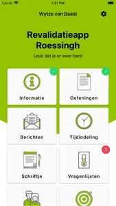 Revalidatieapp Roessingh screenshot 1