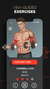 Muscle Man Home & Gym Workout screenshot 1