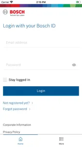 Bosch Installer Services screenshot 2