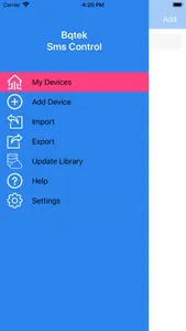 Bqtek Sms Control screenshot 0