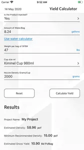 Monokote® Yield Calc screenshot 6