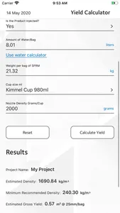 Monokote® Yield Calc screenshot 9