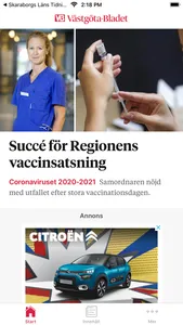 Västgöta-Bladet Nyhetsapp screenshot 0